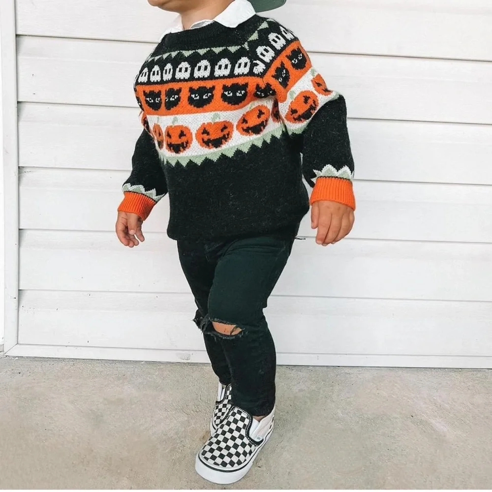 Halloween 🎃 pumpkin sweater - Picture 2 of 3